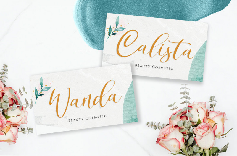 Jartifisa Script Font preview image 2