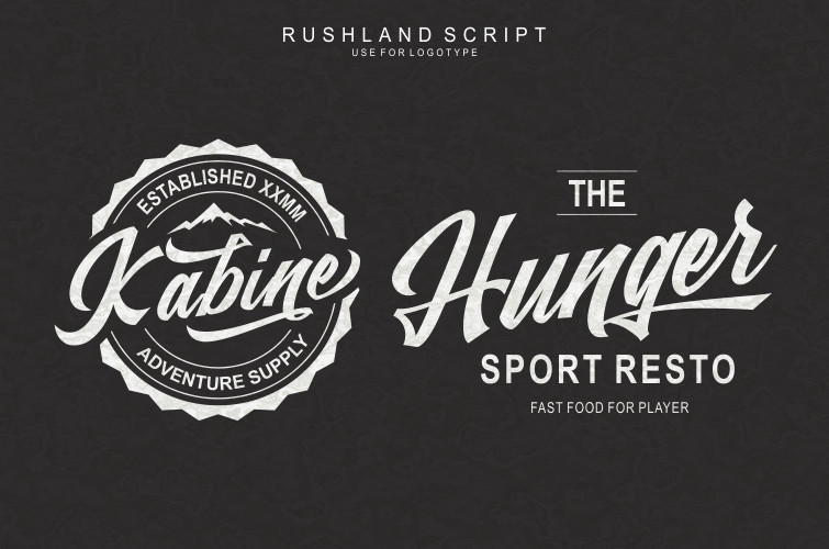 Rushland Script Sporty Font preview image 2