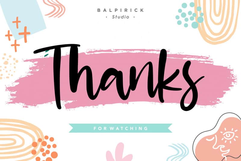 Glittery Modern Handwritten Font preview image 5