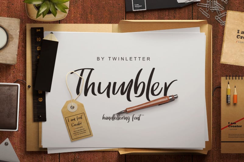 Thumbler Script Font