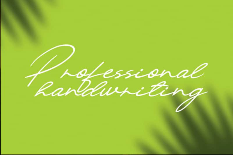 Binomo Handwritten Font preview image 2