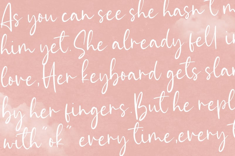 Simplemind Modern Handwritten Font preview image 5