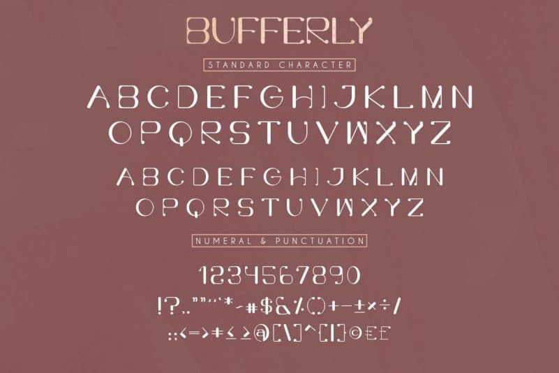 Bufferly Serif Font preview image 3
