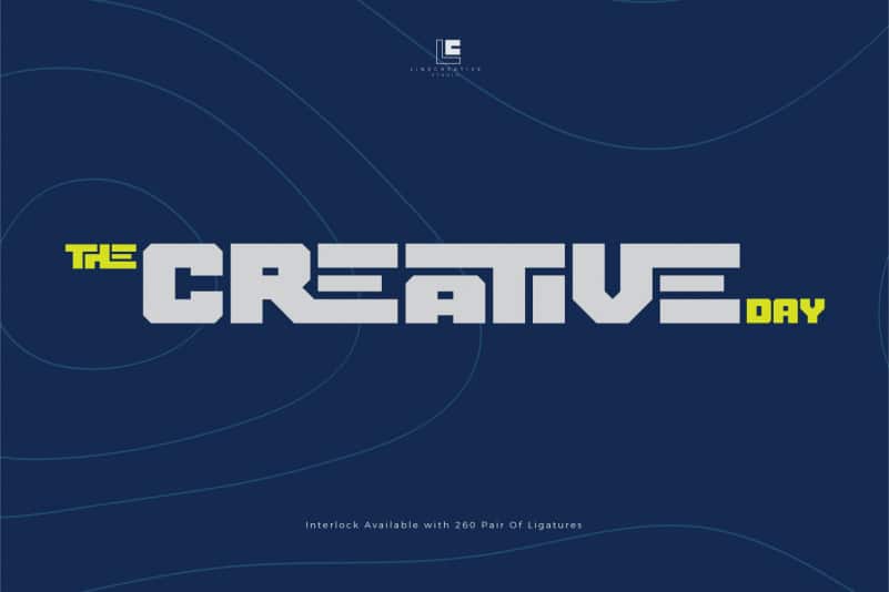 Thuner Display Font preview image 3