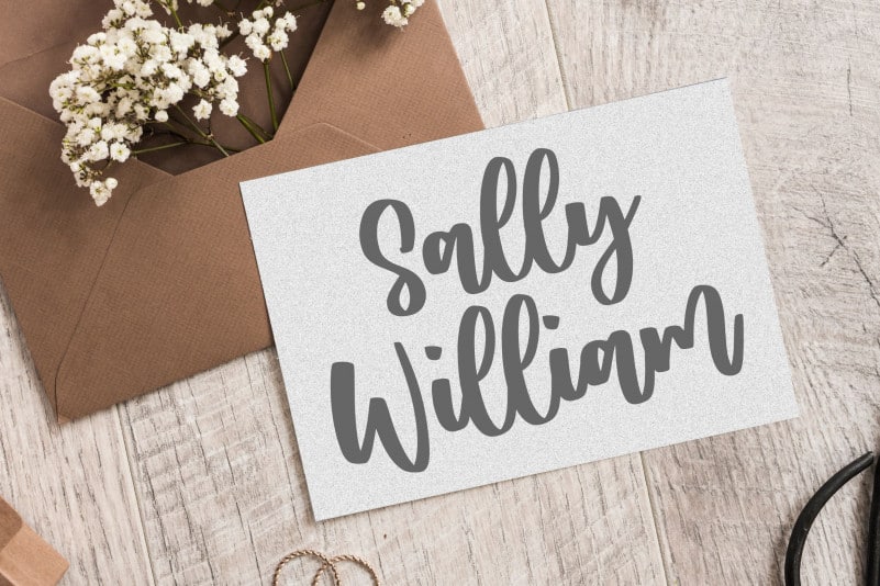 Zambrota Lovely Modern Handwritten Font preview image 3