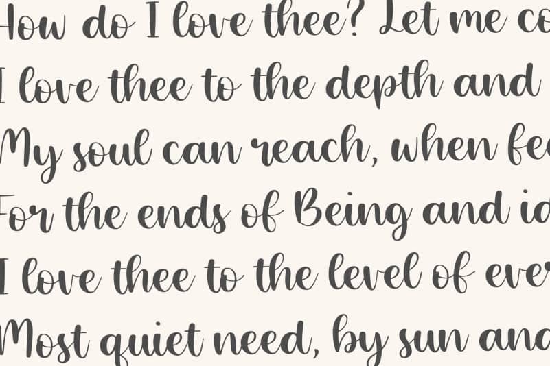 Magical Feather Modern Calligraphy Font preview image 4