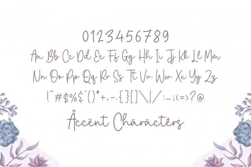 Joselyna Monoline Handwritten Font preview image 5