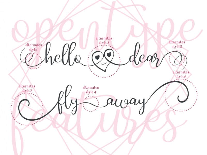 Helly Copters Calligraphy Font preview image 4