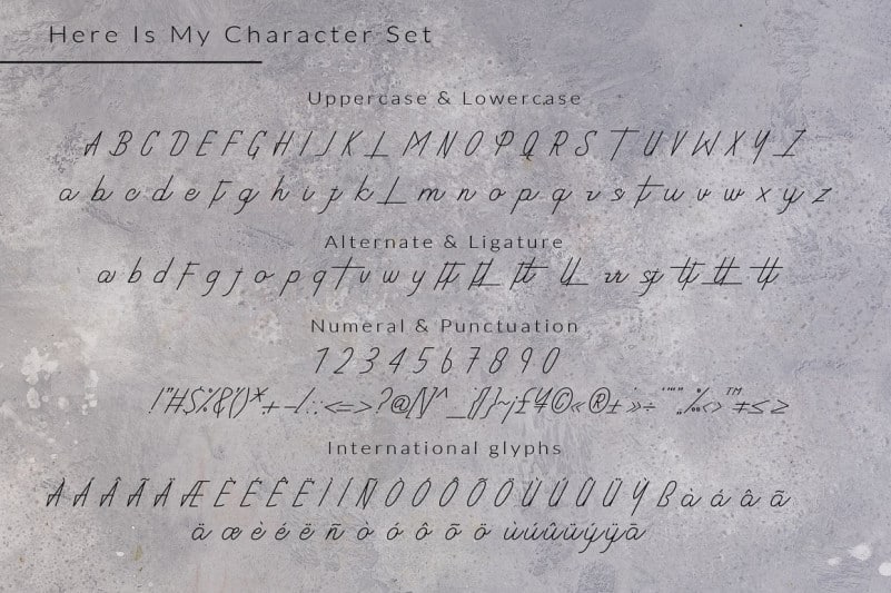 Ruottey Script Font preview image 3