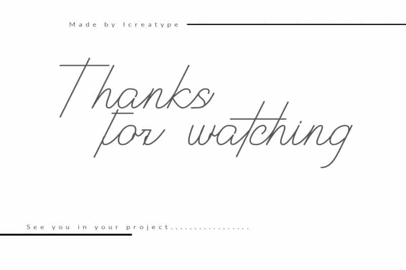 Ruottey Script Font preview image 5