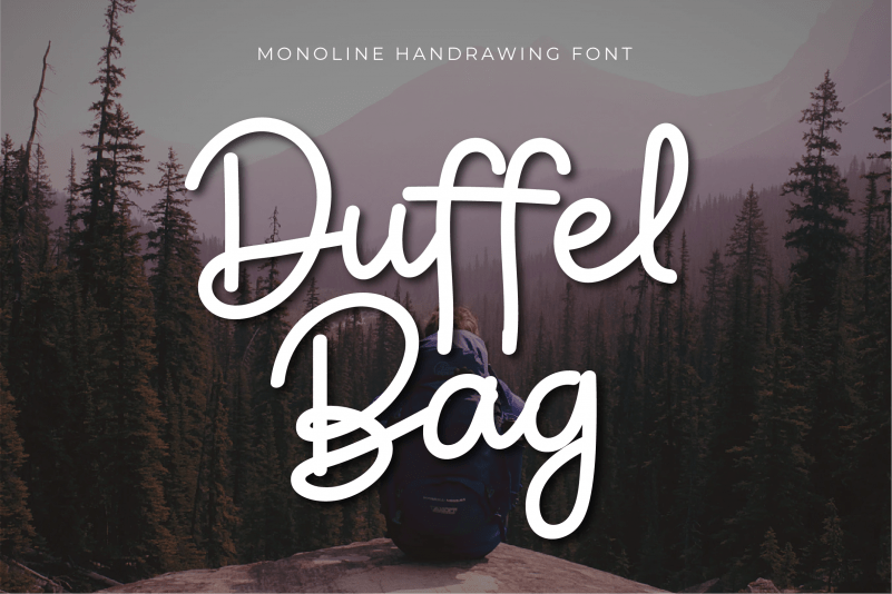 Duffel Bag Script Font