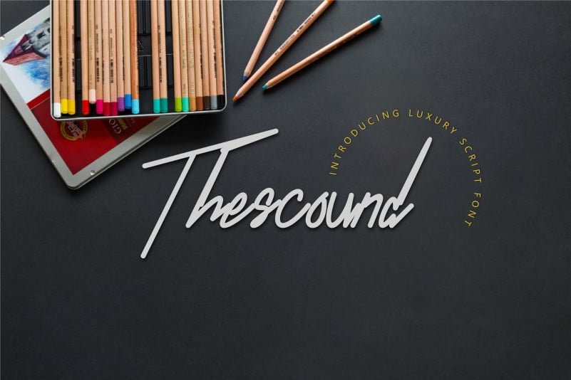 Thescound Handwritten Font