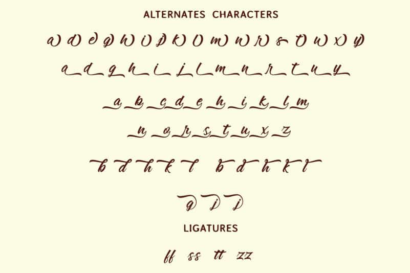 Rockstage Calligraphy Font preview image 5