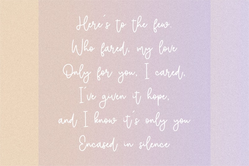 Selimut Hati Monoline Handwritten Font preview image 2