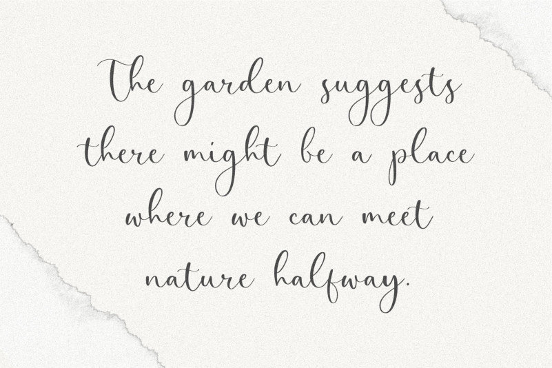 Perfect Garden Modern Handwritten Font preview image 2