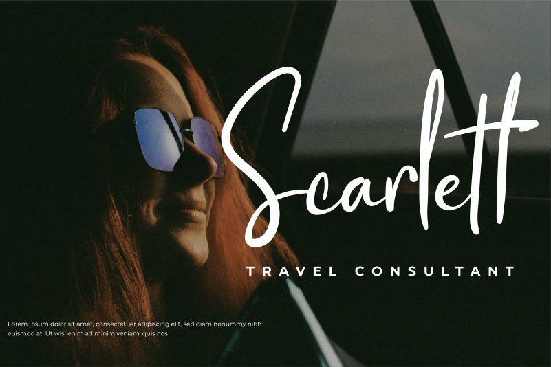 Ruth Signature Font preview image 2
