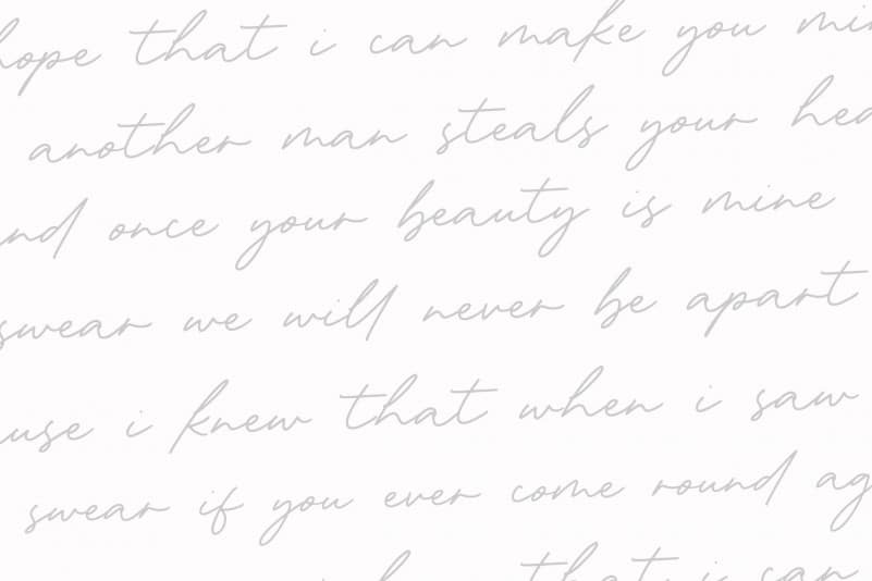 Kimberley Waterfall Monoline Calligraphy Font preview image 5
