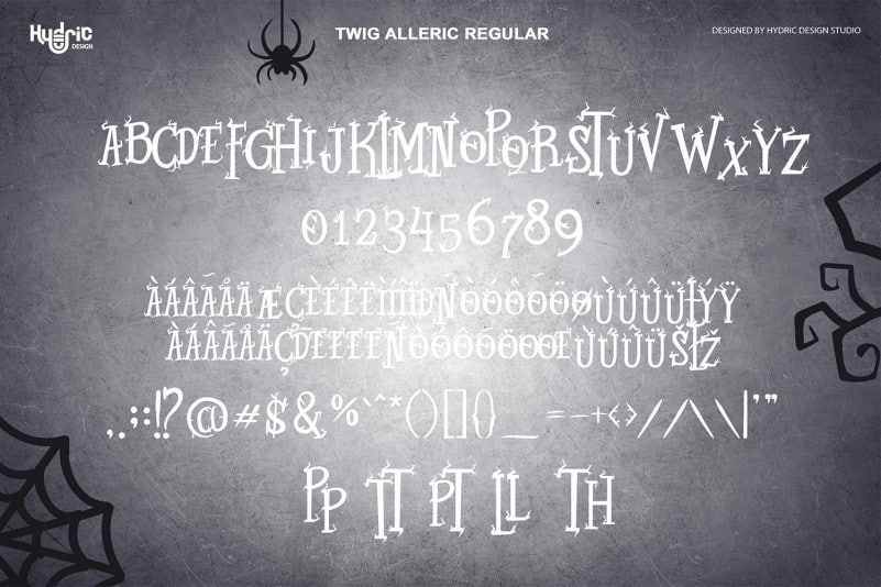 Twig Alleric Display Font preview image 2