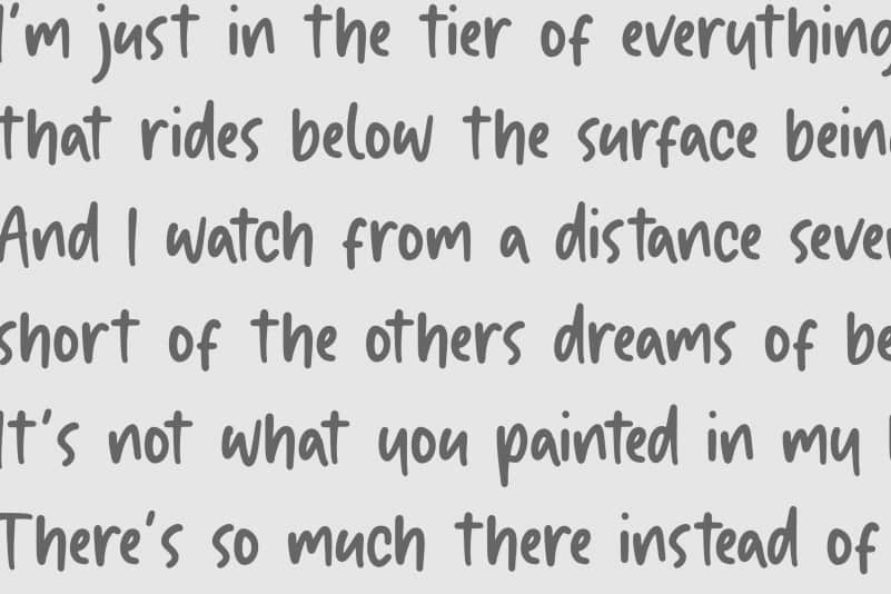 Twinkle Dream Handdrawn Font preview image 5
