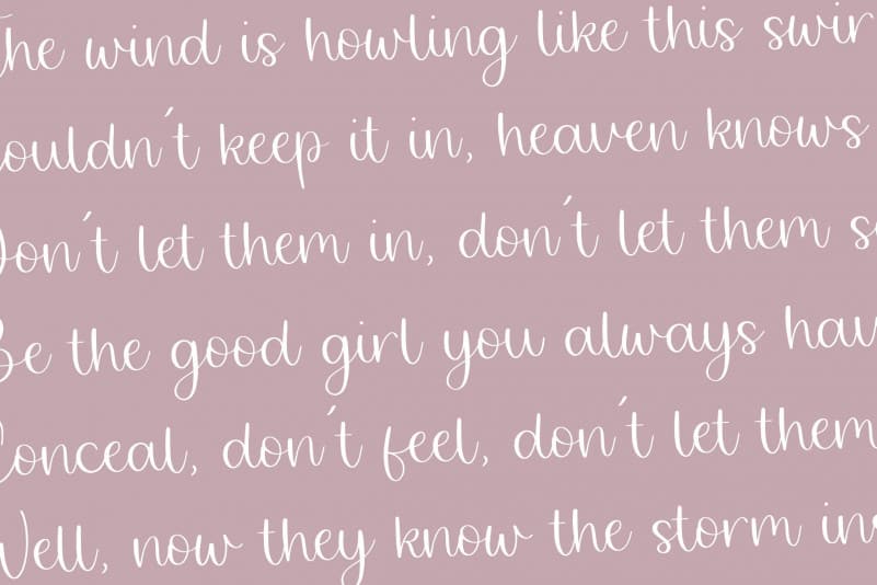 Twirly Ballerina Handwritten Font preview image 5
