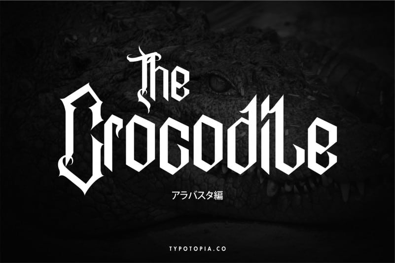 Alabasta Blackletter Font preview image 2