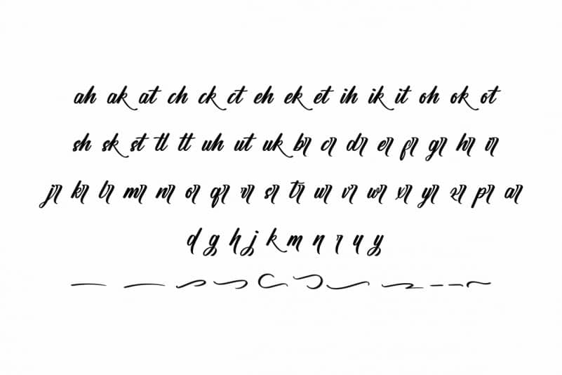 Hamsterly Script Font preview image 5