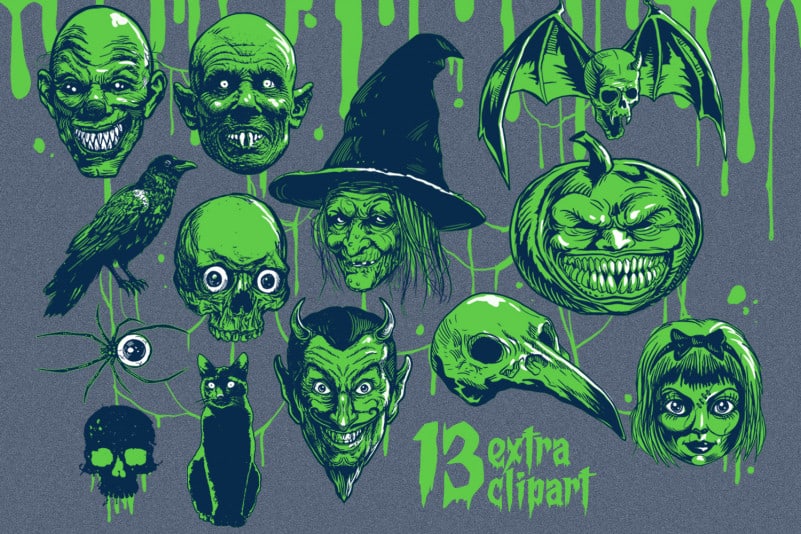 Frightmare – Display font preview image 5