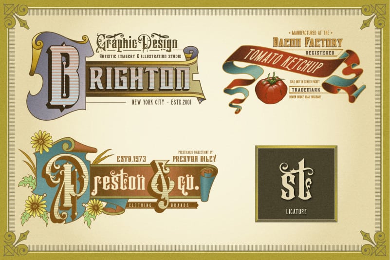 Victorian Supremacy Display Font preview image 5