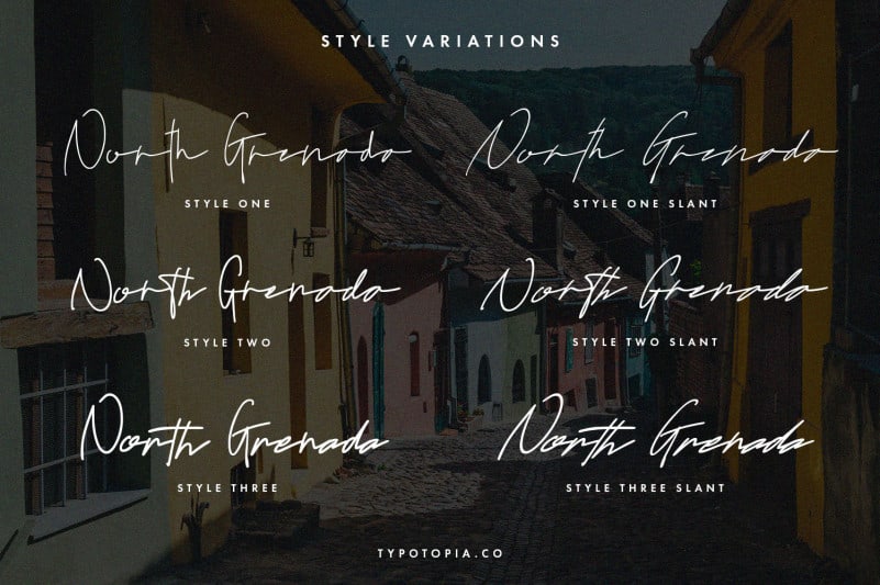 North Grenada Handwritten Font preview image 2