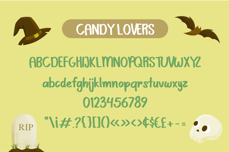 Scary Candy Script Font preview image 4