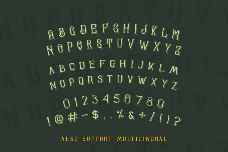 Sandorian Display Font preview image 3