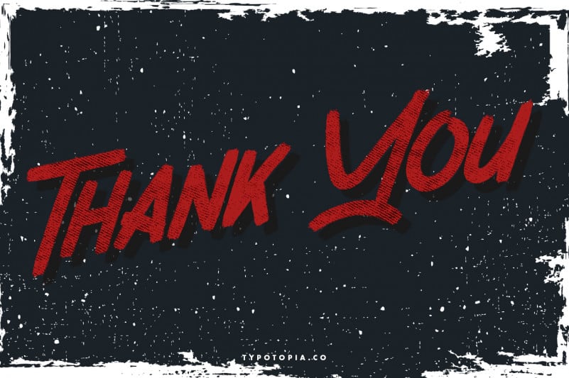 Gronzy Brush Font preview image 5