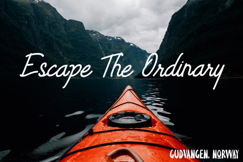 Limestone Ridge – Trio Adventure Font preview image 4