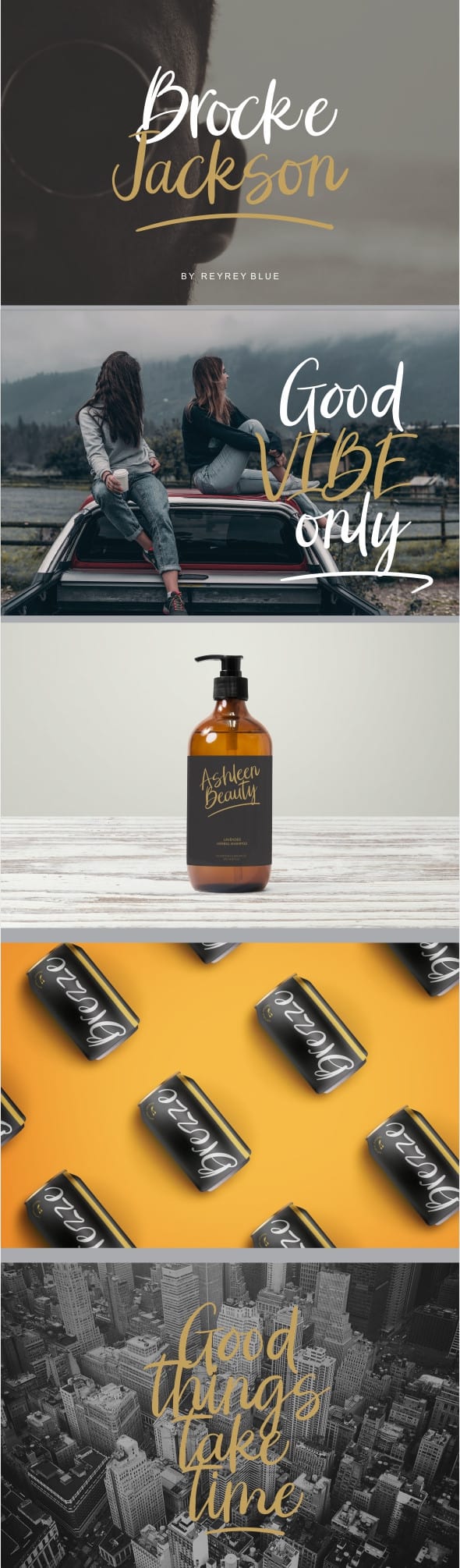 Brocke Jackson Script Font preview image 2