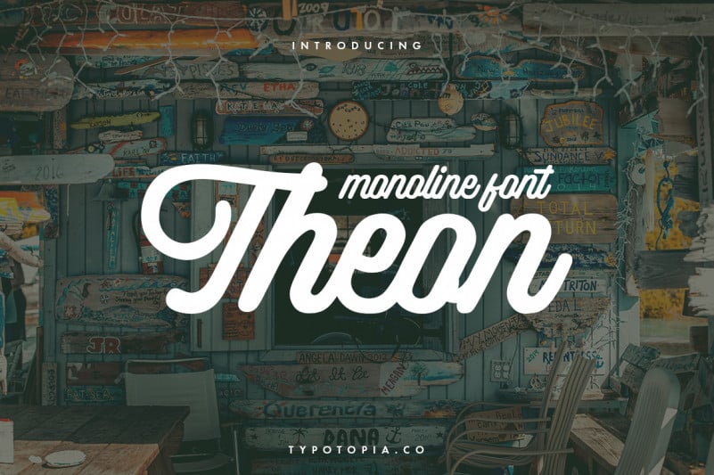 Theon Handwritten Font