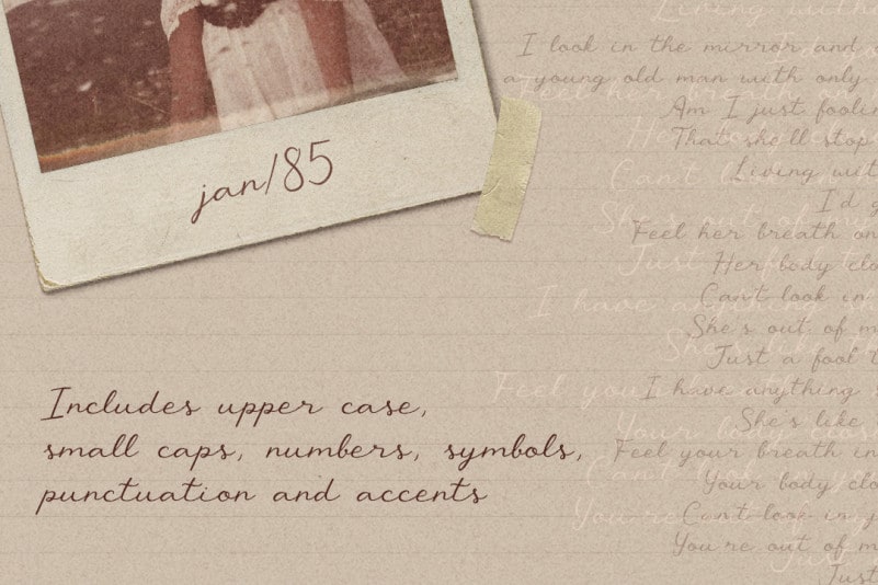 Rainy Days Handwritten Font preview image 3