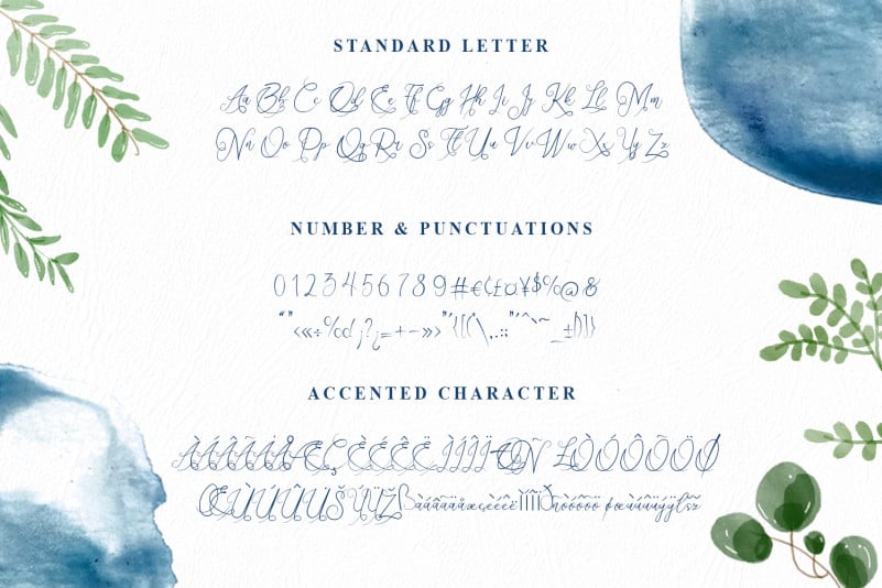 Rosetta Calligraphy Font preview image 2