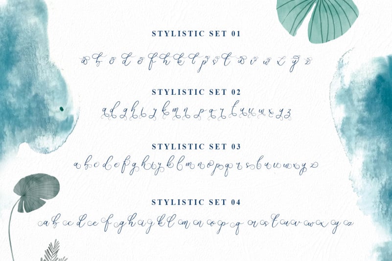 Rosetta Calligraphy Font preview image 3