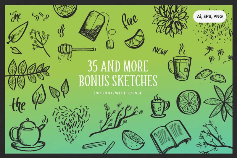 Fresh Tea – A fancy handwritten font preview image 3