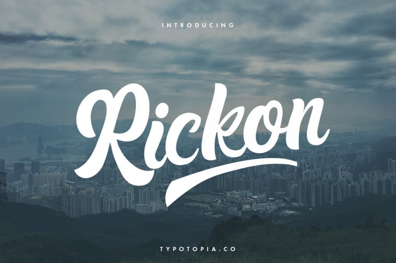 Rickon Script Font