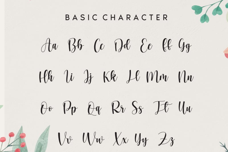 Homework Script Font preview image 5