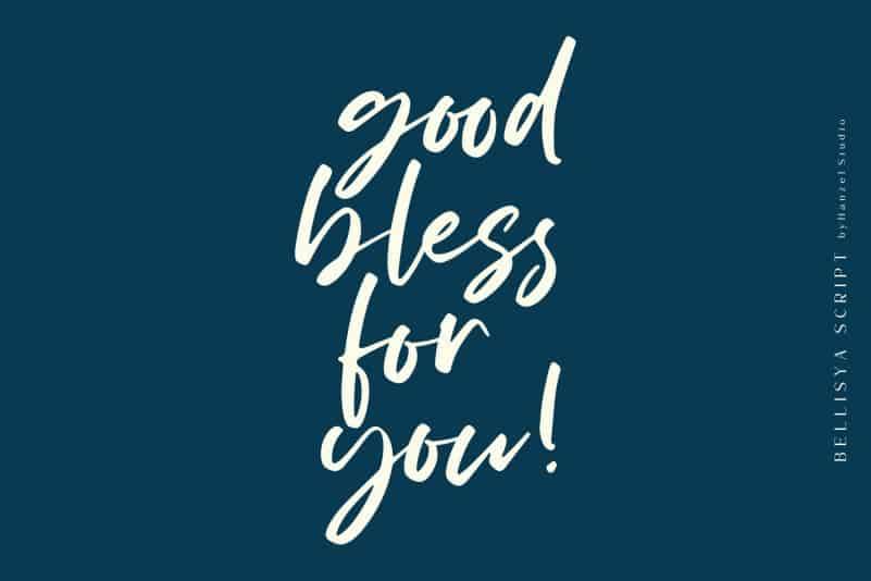 Bellisya Handwritten Font preview image 2