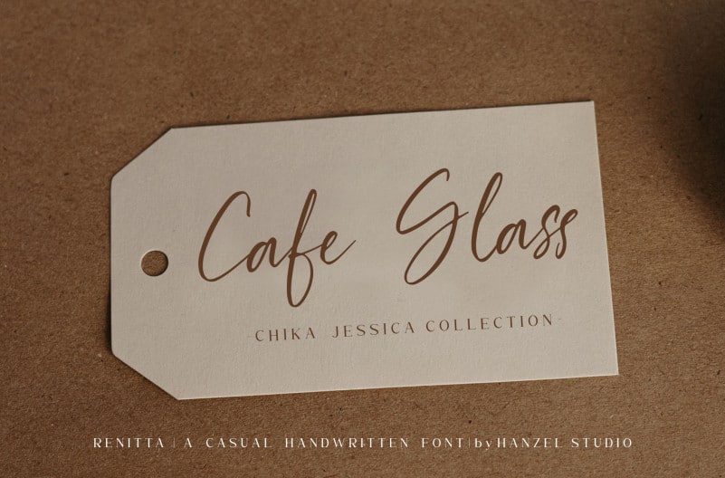 Renitta Handwritten Font preview image 2