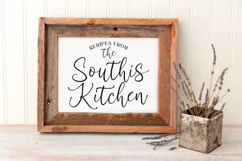 Sechillia Ruster – Handwritten Font preview image 2