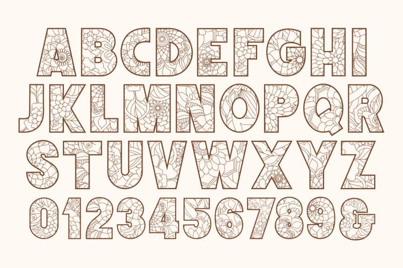 KEYZHA – Mandala Font preview image 5