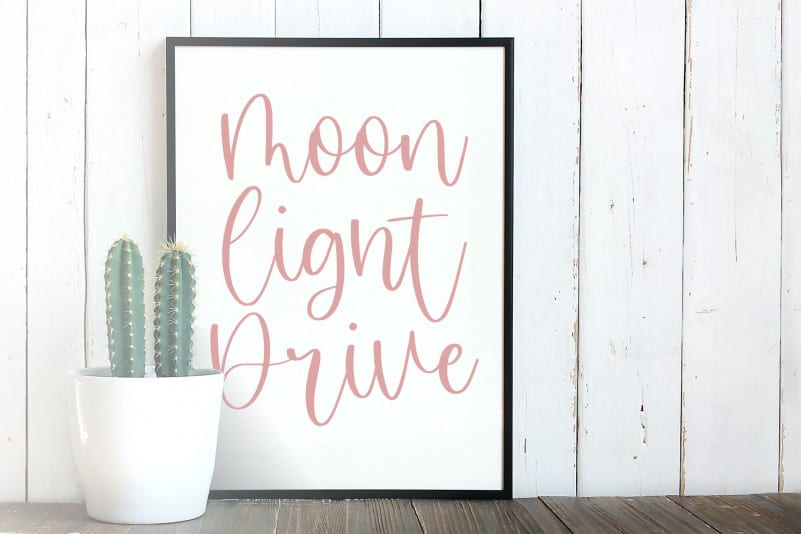 Misty Cloud Modern Calligraphy Font preview image 3