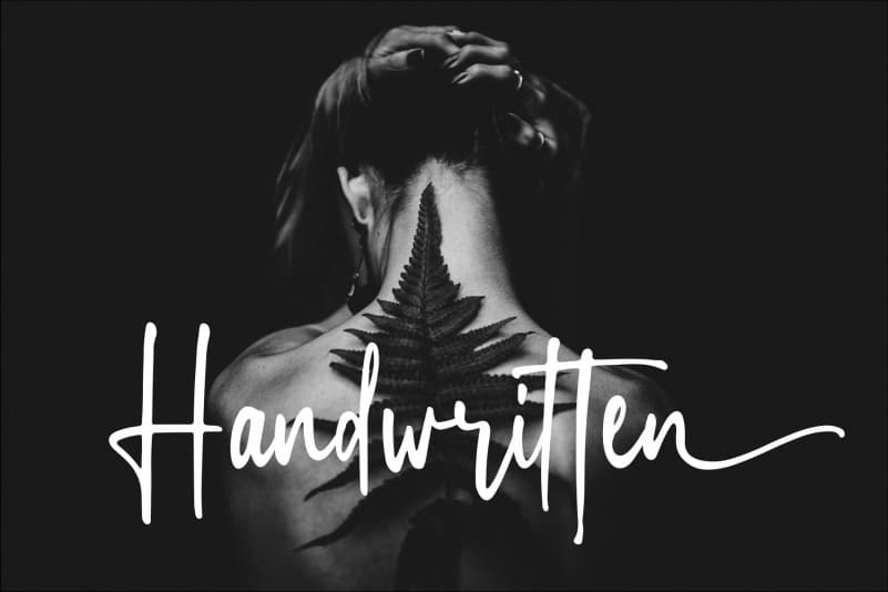 Silmastin Handwritten Font preview image 3
