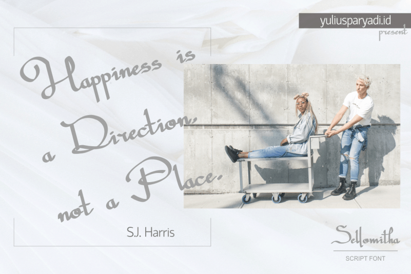 Sellomitha Script Font preview image 3
