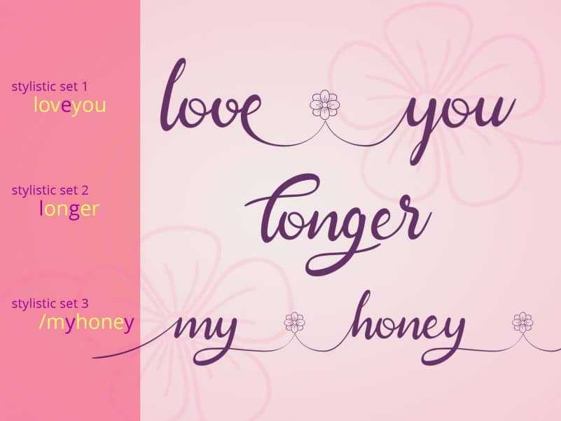 Spring Sakura Calligraphy Font preview image 2