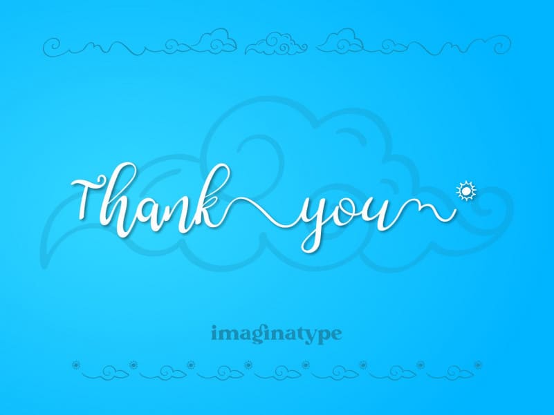 Arch Cloudy Calligraphy Font preview image 5